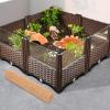 Hemobllo Natural Coconut Fiber Reptile Mat for Plants, 1 pc view 4