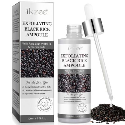 Black Rice Exfoliating Serum Ampoule for Face and Body