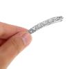 Mobestech Rhinestone Hair Clips, 2-Piece Set, Silver Glitter Clips for Women and Girls view 3