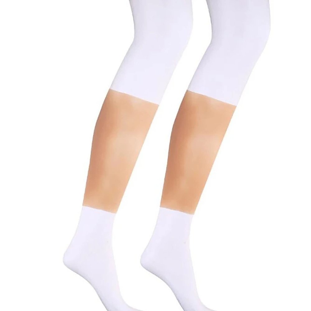 EZLUIYLDH Pair of Silicone Calf Prostheses, Skin-Tone, Size S