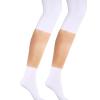 EZLUIYLDH Pair of Silicone Calf Prostheses, Skin-Tone, Size S view 1