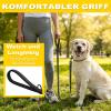 XBEN Rubberized Dog Leash, Reflective 15MM-1.5M Leash with Comfortable Grip view 3
