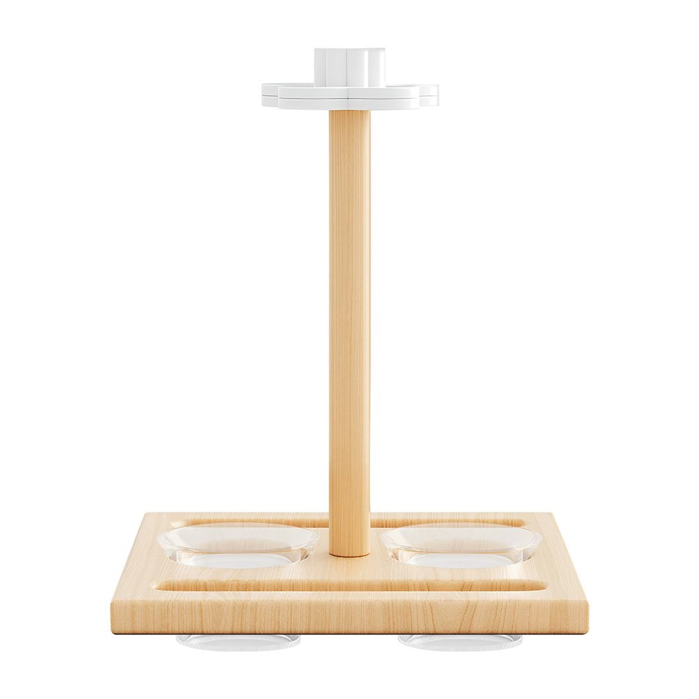 Bird Cage Perch with Feeder