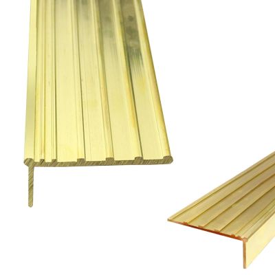 Non-Slip Brass Stair Edge Protector