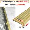 Non-Slip Brass Stair Edge Protector view 2