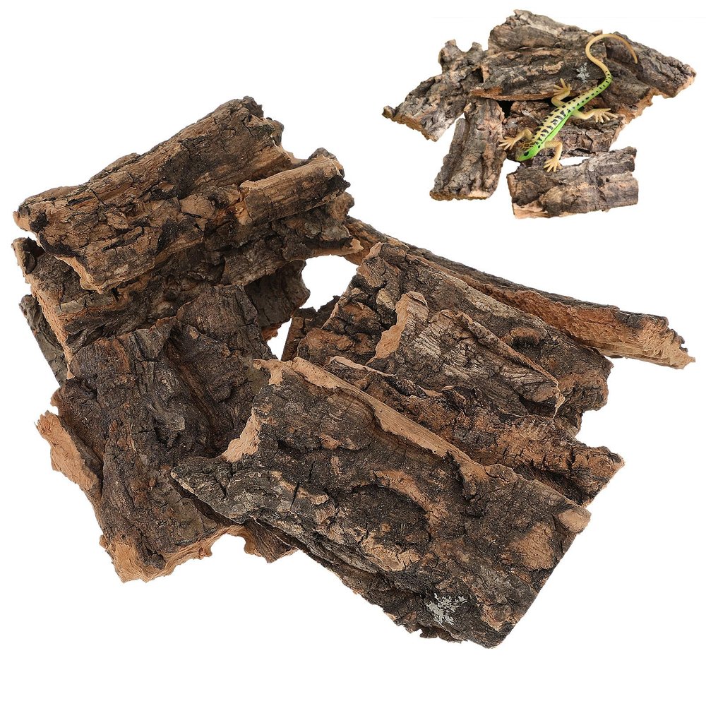 Supvox 10-Piece Natural Cork Bark, 5–9 cm, for Terrariums