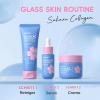 QUIYUM Sakura Collagen Facial Care Set, 7-Piece, with Cosmetic Bag view 2