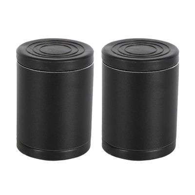 Toyvian 2-Piece Aluminum Alloy Bed Stoppers, Non-Slip Wall Spacers for Sofas and Beds