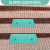 Abaodam Wheelchair and Curb Ramp, Durable PE, 5 cm Threshold Ramp view 3