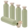 IMIKEYA 5-Pack Refillable Travel Shampoo Bottles with Flip-Top Caps view 1