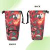SyXIOP Parrot French Art Valentines Small Backpack with Water Bottle Holder, Water Bottle, Insulated Sleeve, 50.8 cm, 81.3 cm, 1.2 L, for Daily Walking, Hiking and More view 3