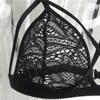 Women’s Sexy Lace Open-Bust Underwire-Free Halter Bra view 3