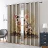 S Pig Pattern Blackout Curtains, 2-Piece Set, H 166 x W 75 cm view 3