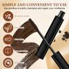 3-Piece Hair Mascara for Gray Root Coverage, Coffee Brown, 15 mL Each view 2