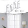 LVYXON Roman Curtain Rod Bracket, Top- or Side-Mounted, Aluminum Alloy view 4