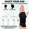 JLFDLLYYZQ Wrist Support with 2 Metal Splints (Right, S/M) view 2
