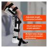 Orthopedic Medical Knee Brace – Adjustable Rigid Support for Thigh, Knee & Ankle | Breathable | Post-Surgery & Injury view 4