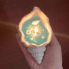 Conch Shell Candle - Plaster, Long-Burning Soy Wax Candle view 4