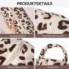LJCZKA Travel Bag for Hair Stylers and Hair Dryers, Leopard Print view 3