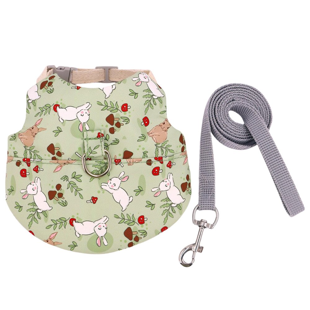 Small Pet Harness and Leash Set for Rabbits, Guinea Pigs and Hamsters