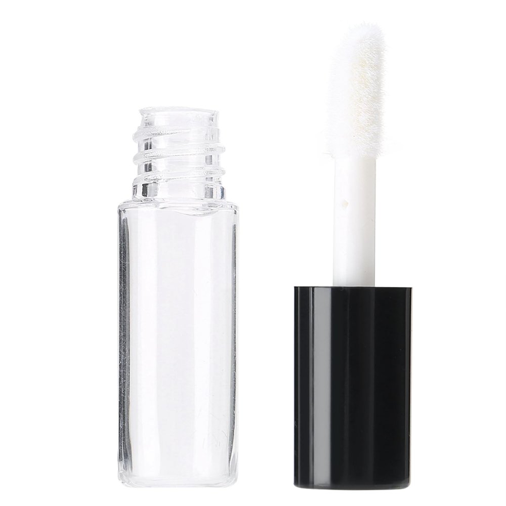 Cocoarm 45-Pack 1.2 ml Mini Lip Gloss Tubes, Empty Lip Gloss Bottles with Leakproof Caps for DIY Cosmetics
