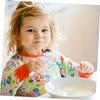 2-Piece Adaptive Spoon Set, Wide-Handle Stainless Steel, Silver, for Seniors view 4