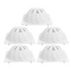 GARVALON Bird Nest Covers, 5-Pack, White Plastic, Washable view 1