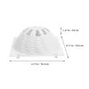 GARVALON Bird Nest Covers, 5-Pack, White Plastic, Washable view 2