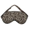 Leopard Print Faux Silk Sleep Mask for Women and Men view 1