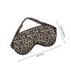 Leopard Print Faux Silk Sleep Mask for Women and Men view 2