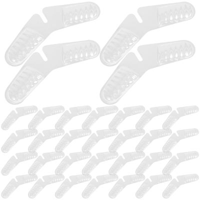 Ciieeo 126 mm PVC Collar Stays, 50 Pieces