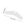 Ciieeo 126 mm PVC Collar Stays, 50 Pieces view 2