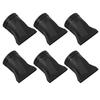 Gatuida 6-Pack Plastic Hair Dryer Nozzles, Flat Duckbill Shape, Compatible with Hair Dryers view 1