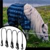 Doiyislem Horse Blanket Replacement Straps, 4-Pack, Elastic Adjustable view 4
