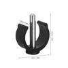 iplusmile 20-Piece C-Shaped Walking Cane Clamps, Replacement Parts for Rollators and Crutches, 25/28 mm Tube Compatibility view 2