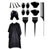 Hair Dyeing Set, 16-Piece Set with Clips, Brushes and Bowl view 1