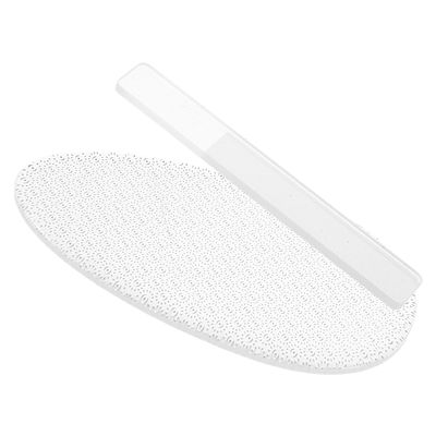 SHERCHPRY 2-Pack 9 cm Nano Glass Foot Files with Adhesive Grip Coating