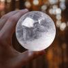 Generic Clear Quartz Crystal Ball, Large Healing Crystal Sculpture, 45–50 mm view 3
