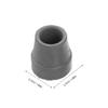 Homoyoyo 4-Piece Non-Slip Rubber Tips for 16 mm Square Walking Sticks, Gray view 2