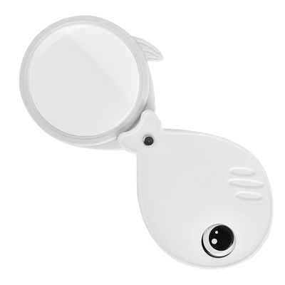 8x Foldable Pocket Magnifying Glass with Cartoon Design for Books