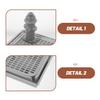 JOINPAYA Indoor Dog Toilet with Marking Post, 41.4 x 28.4 cm view 3