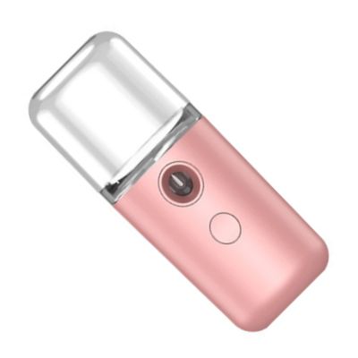 TOPINCN Mini Nano Facial Mister, Rechargeable USB Water Face Sprayer for Radiant Skin, Pink