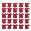 NDiyueAa 25-Piece Candy Box Set, Diamond-Shaped Sugar Containers, Red (L) view 1