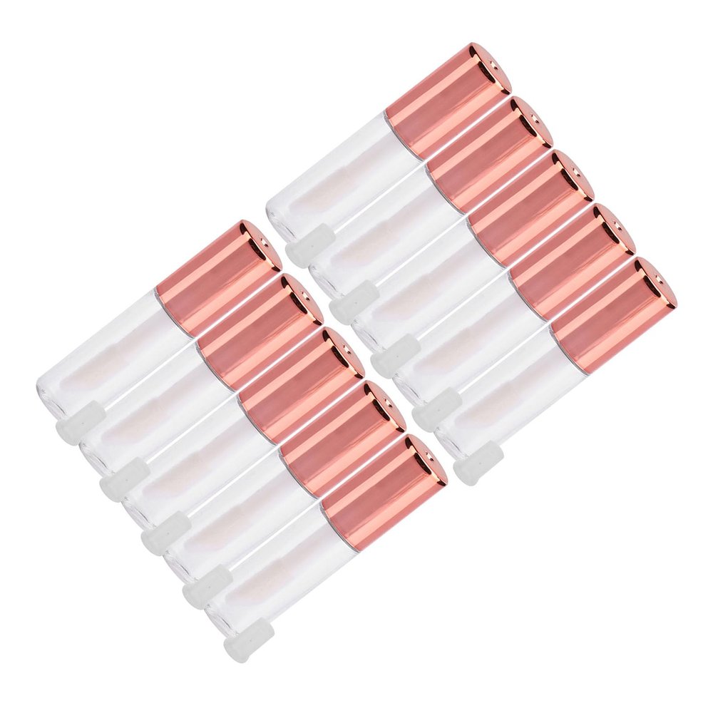 AlpenLife Basics Lip Gloss Tubes, 1.2 mL, Rose Gold, 10-Pack