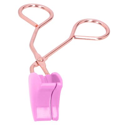 AlpenLife Basics Stainless Steel Magnetic Eyelash Applicator, Rose Gold Handle, Purple