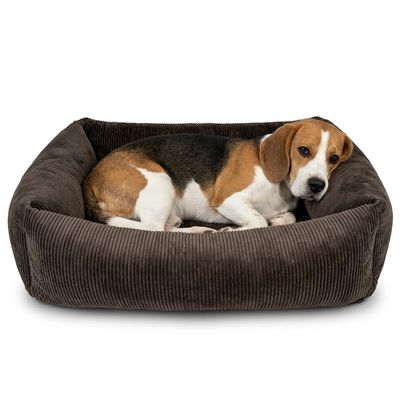 Petlando Orthopedic Dog Bed Like Ortho Luke, Brown, M, 100 x 70 x 25 cm