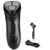 Men's Electric Shaver, USB Rechargeable, 3-in-1 Wet/Dry, Black view 1
