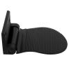 Wall-Mounted, Non-Slip Aluminum Footrest for Hallways, Entryways, and Bathrooms, Foldable Shoe-Shining Aid, Black view 4