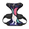 Adjustable Reflective Unicorn Donut Rainbow Pet Vest, Size M view 3