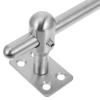 Flat Adjustable Stainless Steel Handrail Bracket, Wall-Mounted, Silver view 3